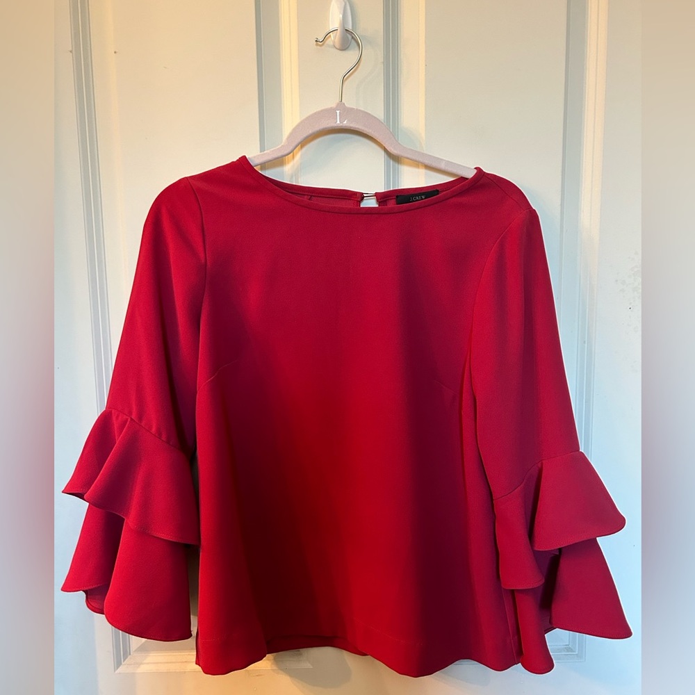Rose JCrew blouse